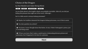 Choice of the Dragon Free