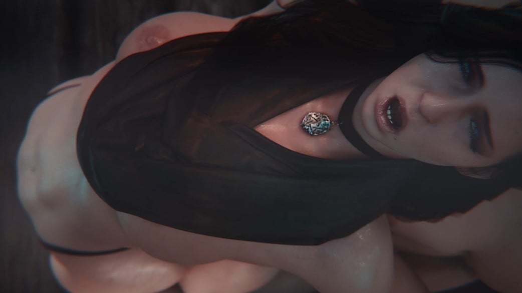 [4K] Yennefer [Idemi] - ﻿3D animation on Crohasit