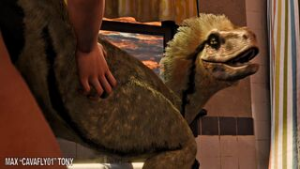 A Fluffy/Scalie Girl - ﻿3D animation on Crohasit