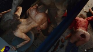 Ada & Claire Defeated - ﻿3D animation on Crohasit