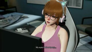 Akane’s (Not-Too) Horror Dream - original animation on Crohasit