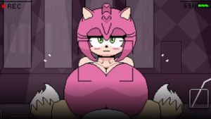 Amy and Tails at the Emerald Bar - Beat Banger animation on Crohasit