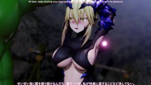 Artoria Boko - Fate animation on Crohasit
