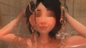 Aunt Cass’ Shower - Big Hero 6 animation on Crohasit