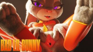 BAD LIL BUNNY HMV by KERCEC - ﻿3D animation on Crohasit
