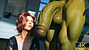 Black Widow Impressed By She-Hulk Cock [Salamandraninja][4K] - ﻿3D animation on Crohasit