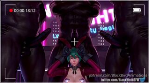 [BlackBirdNSFW, Blacked Version] Kiriko at the Club - ﻿3D animation on Crohasit