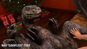 Blue’s Christmas mating - Christmas animation on Crohasit