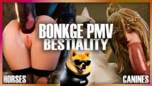 Bonkge PMV | Bestiality - ﻿3D animation on Crohasit