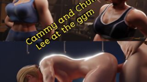Cammy and Chun Li at the gym sub PTBR and english - ﻿3D animation on Crohasit