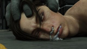 Claire Redfield destroyed - ﻿3D animation on Crohasit