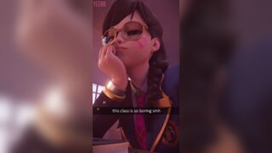 D.va Flashes Her Pussy [Yeero] - ﻿3D animation on Crohasit
