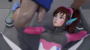 D.va Personal Trainer [Bewyx] (Blacked) (No guy moaning) - ﻿3D animation on Crohasit