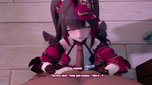 (Eng Sub) Sisters’ Sperm Squeezing Competition [sfcongee] - Honkai Impact animation on Crohasit