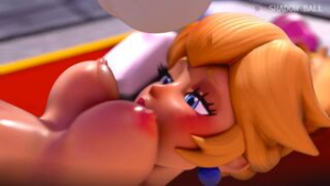 Fart Edit [Shadow Ball] PRINCESS PEACH VS QUEEN THWOMPETTE - ﻿3D animation on Crohasit