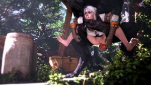 [FatCat17]Ciri x Werewolf extended 4k 60fps - The Witcher animation on Crohasit