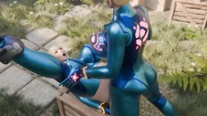 Futa Samus X Samus [MilkyGirls] - Metroid animation on Crohasit
