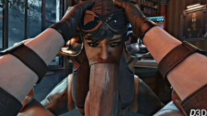 Harley Quinn And Catwoman PoV Blowjob [D3D][4K] - ﻿3D animation on Crohasit