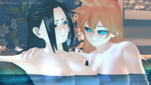 Itsuka Kendou and Momo Yaoyorozu [marcossfm] - ﻿3D animation on Crohasit