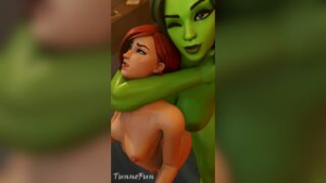 Jennifer Walters And Mary Jane [Tunnofun] - ﻿3D animation on Crohasit