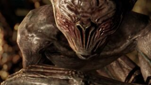 Jill Valentine Meets The Falmer (4K) - Resident Evil animation on Crohasit