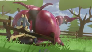 {JustaPanda13} Dog Sittin - ﻿3D animation on Crohasit