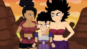 Kale and Caulifla Spanish Sub - Dragon Ball animation on Crohasit