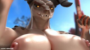 [Kasdaq] Attack of the Deathclaw - ﻿3D animation on Crohasit