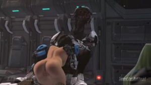 Kat captured forced to breed complete - aliens animation on Crohasit