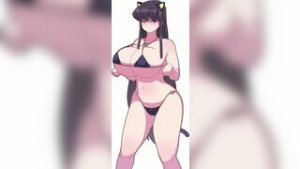 Komi-san – Sad Cat Dance [Zippio95] - Komi-san wa Comyushou desu animation on Crohasit