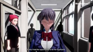 Komi-san and Tadano - ﻿3D animation on Crohasit