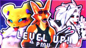 LEVEL UP! – Furry PMV - ﻿3D animation on Crohasit