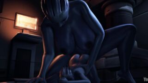 Liara Selfcest – BigJohnson - Mass Effect animation on Crohasit