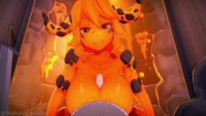 Magma Slime Skills – Anna Anon [4k 60fps Sound] - ﻿3D animation on Crohasit
