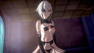 [MastaPOV] Arlecchino (S&M – Sadism & Masochism Outfit) - Genshin Impact animation on Crohasit