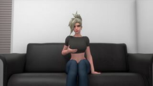 Mercy’s Casting Couch [Rwt4184] - Overwatch animation on Crohasit