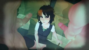 Merula Gangbang - ﻿3D animation on Crohasit