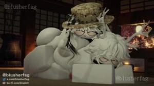 Onsen Shenanigans - ﻿3D animation on Crohasit