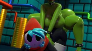 Piranha Plant fucks Shy Gal - ﻿3D animation on Crohasit