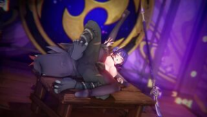 RAIDEN SHOTGUN AND MIKO A BIG ORGY [+Voice acting + HD] - ﻿3D animation on Crohasit