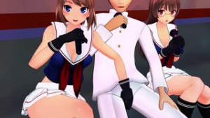 Reverse sexual harassment karaoke + surveillance camera - ﻿3D animation on Crohasit