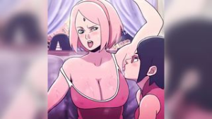 Sakura getting armpit licked - 2D animation on Crohasit