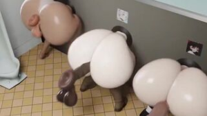 [SonivNSFW] The “Line Up” - ﻿3D animation on Crohasit