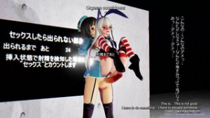[Subtitled] Crossdresser Shimakaze&Futa Full Nelson (JaxMMD) - ﻿3D animation on Crohasit