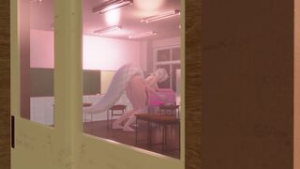 [Subtitled] Giant Futanari Dragon Girl Using An Onahole (Famu) - ﻿3D animation on Crohasit