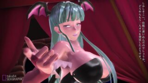 Succubus squeeze sperm D.V. - Dark Stalkers animation on Crohasit