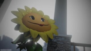 Sunflower Visiting - ﻿3D animation on Crohasit