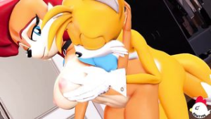 Tails and Aunt Sally [hentype] - ﻿3D animation on Crohasit