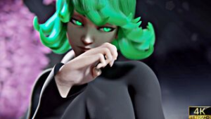 Tatsumaki K Ride [Ent_Duke][4K] - ﻿3D animation on Crohasit