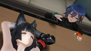 [Toonleak] Started with Miyabi and ended with my sister - ﻿3D animation on Crohasit